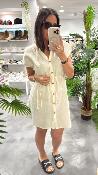 Robe courte écru ROZANA G&M
