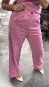 Pantalon large rose Pierre 