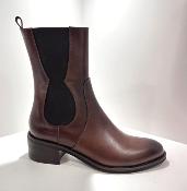Bottines cuir marron Mi6737