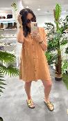 Robe courte camel ROZANA G&M