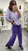 Pantalon jeans violet PAPHOS LPE