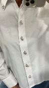 Chemise blanche à bijoux KXCM0082 KKS