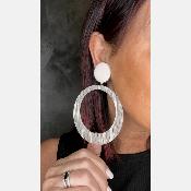 Boucles Oreilles acétate créole