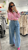 Pantalon large jean POMPON G&M