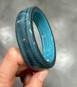 Bracelet jonc nuance de bleu