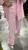 Pantalon fluide rose PVT3JHF IMPERIAL