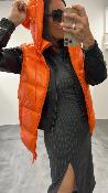 Doudoune sans manches CESAR orange GERTRUDE