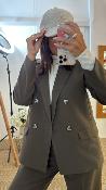 Veste Blazer vert forêt SUREAU G&M