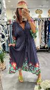 Kimono long  NAVY MULTI CLEO 440866 WS