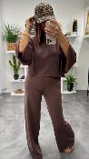 Pantalon fluide marron 054-212019 BSB 