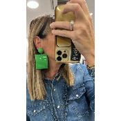 Boucles Oreilles lola vert