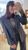 Veste Blazer Gris foncé M6258G MR
