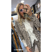 Veste tailleur argenté Cassie