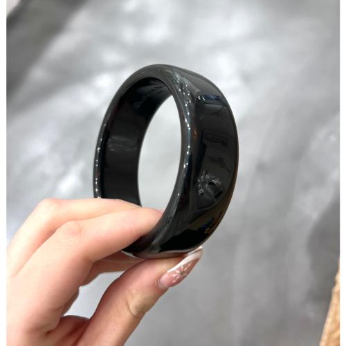 Bracelet jonc noir 