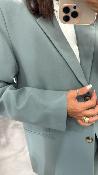 Veste Blazer oversize vert sauge STRONG G&M