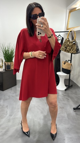 Robe courte rouge M2352A MR