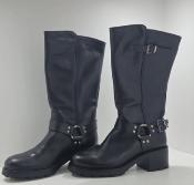 Bottes cuir noir S039 