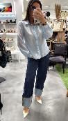 Chemise vaporeuse bleu ciel KXCM0249 KKS
