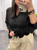 Chemise courte noir D34E0178 SOUVENIR