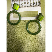 Boucles oreilles vert Madère