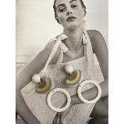 Boucles Oreilles clips beige Constance