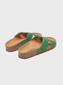 Sandales vertes cuir WSU002 NiceThings