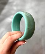 Bracelet jonc bleu vert