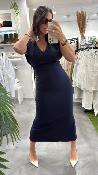 Robe longue marine AEQRJKP IMPERIAL