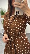 Robe chemise à pois ALQHYDFA DIXIE