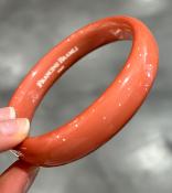Bracelet jonc corail