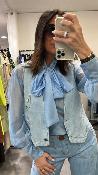 Gilet barman denim clair KXGL0051 KKS