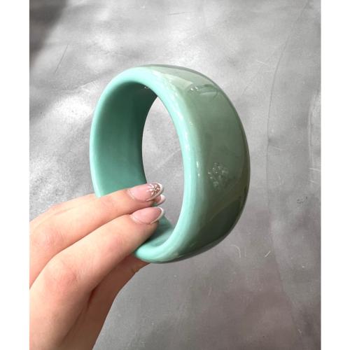 Bracelet jonc bleu vert