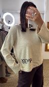 Pull large beige "amore" SAINTS G&M 