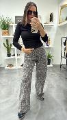 Pantalon à motifs léopard SOCCA G&M