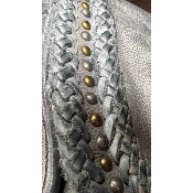 Sac cuir azur Will XL biba