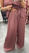 Pantalon fluide mauve M8370P MR