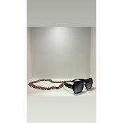 chaine de lunettes beige taupe