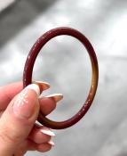 Bracelet mini jonc violet