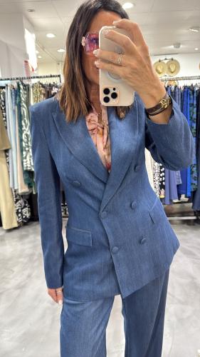 Veste blazer demin bleu KXGI0040 KKS