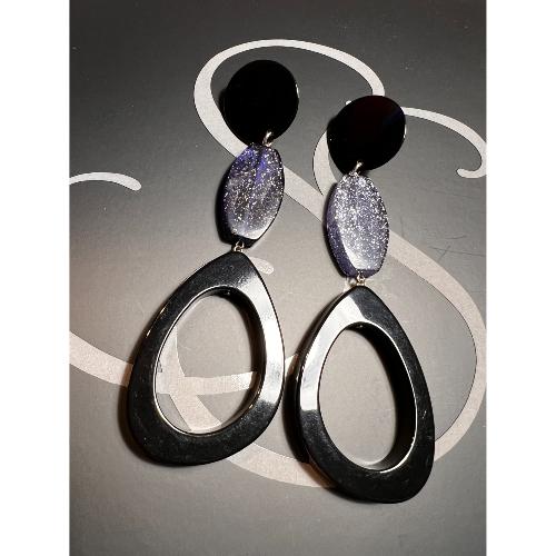 Boucles Oreilles Faustine Violet
