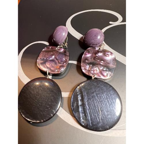 Boucles Oreilles Olga Violet