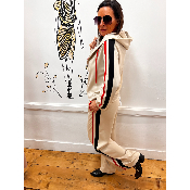 Sweat shirt beige zip FG91IHZ IMPERIAL