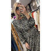 Robe longue à pois Monica