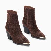 Bottines léopard AMANDINE 