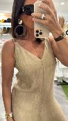 Combinaison beige clair sans manches 053-244001