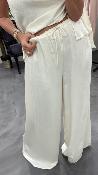Pantalon fluide blanc cassé M8370P MR