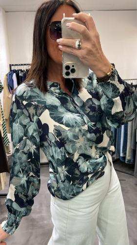 Blouse fluide bleue fantaisie 50952249 MM