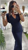 Robe longue marine AEQRJKP IMPERIAL