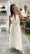 Robe longue écru ROSAMOUR G&M