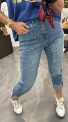 Pantalon Jeans  strass 50928249